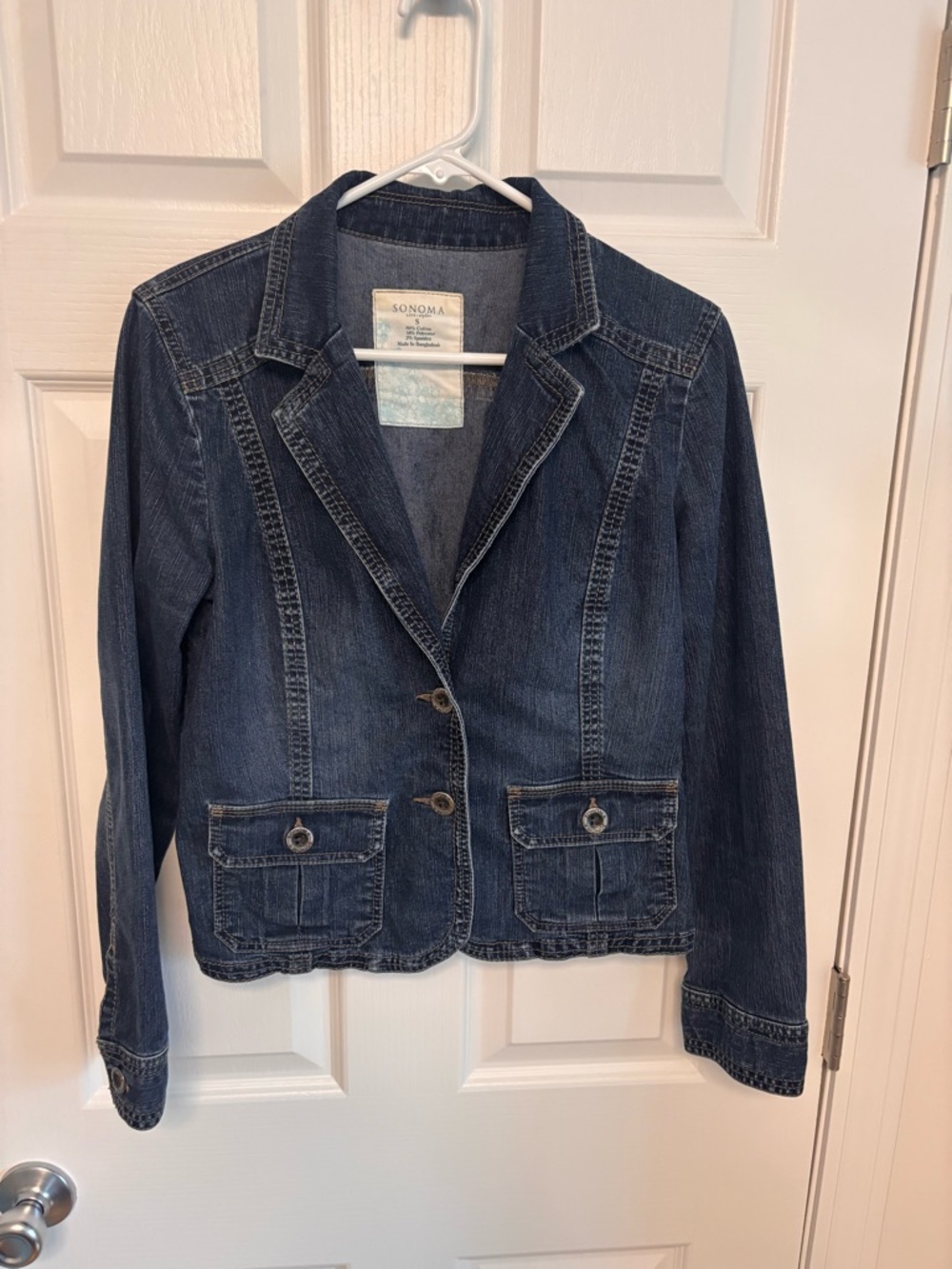 Sonoma Indigo Denim Blazer Jacket